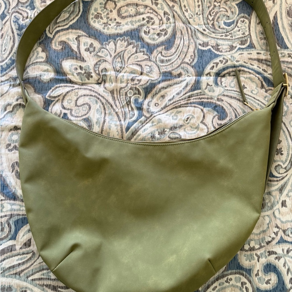 Target “must have fall 2024” Olive Green Hobo Bag - faux suede
